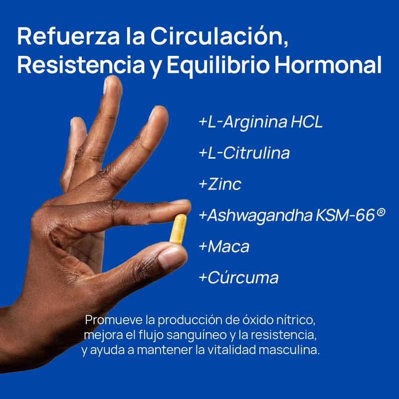 Selerb NAD+ Suplemento para Hombres - Soporte de Energía, Circulación y Próstata